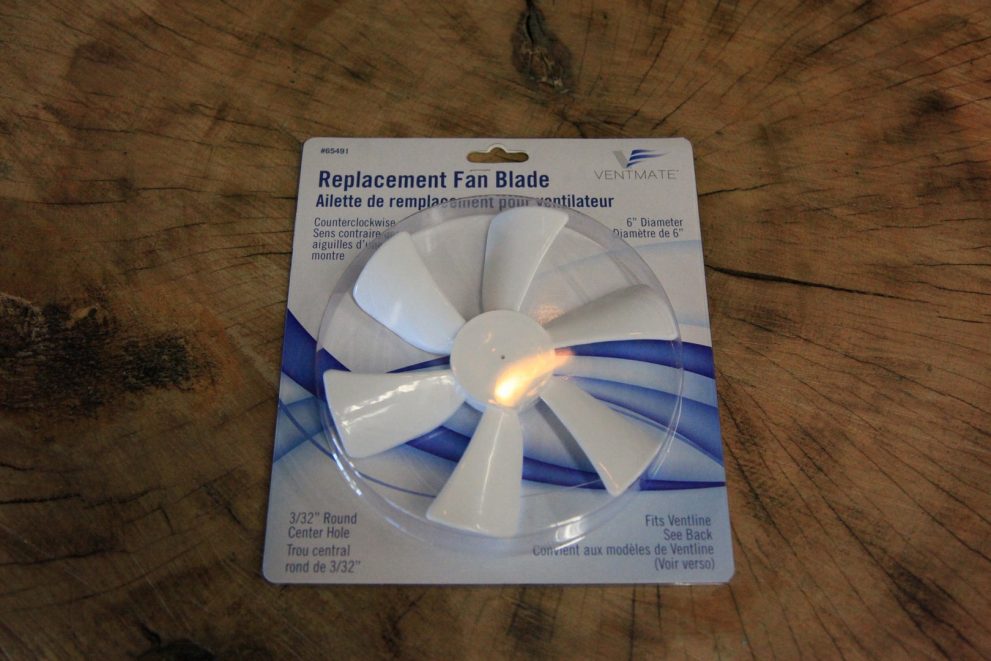 Replacement fan blade (counterclockwise) Roulottes Rémillard
